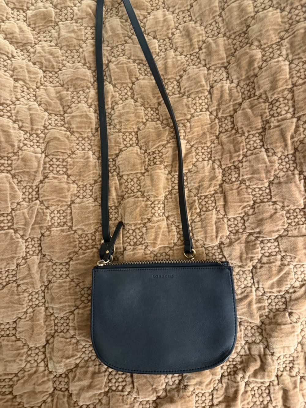 Lo and Sons Leather Slim Crossbody Bag